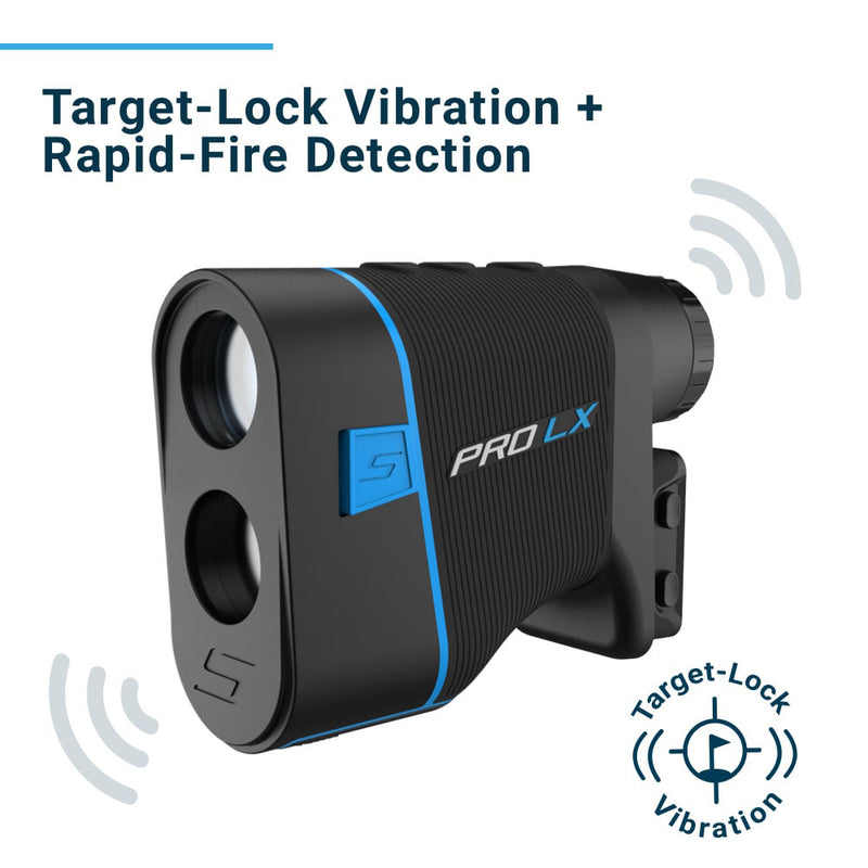 Shot Scope PRO LX+ Laser Rangefinder and H4 Handheld GPS - Blue