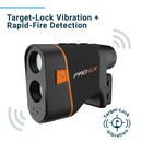 Shot Scope PRO LX+ Laser Rangefinder and H4 Handheld GPS - Orange