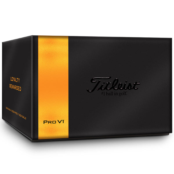 Titleist Pro V1 Golf Balls - White - 4 for 3 Ltd Edition Loyalty Pack