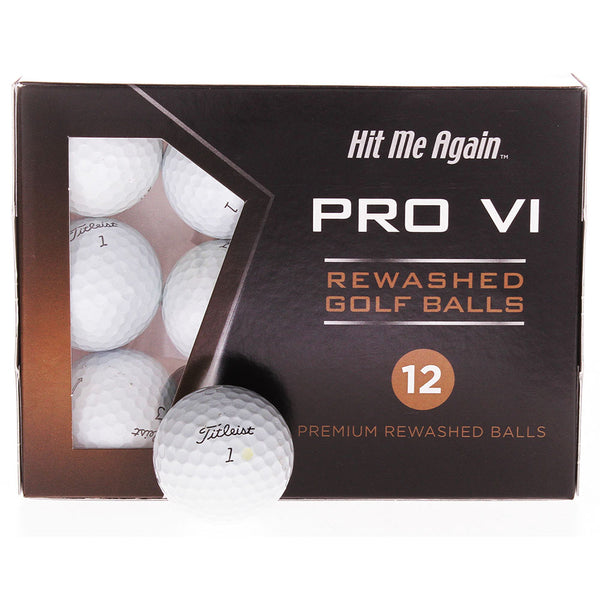 Titeist PRO V1 Refurbished White Golf Balls - 12 Pack - A Grade