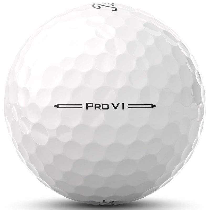 Titleist Pro V1 High Number Golf Balls - White - 12 Pack