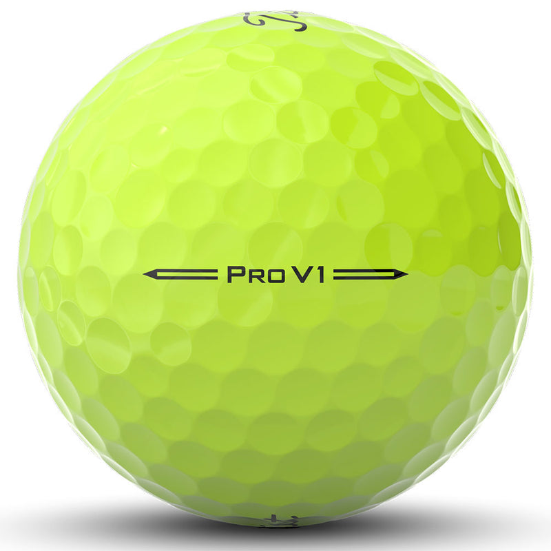 Titleist Pro V1 Golf Balls - Yellow - 12 Pack