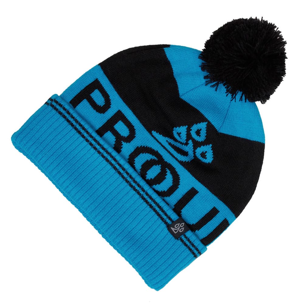 ProQuip Logo Bobble Hat - Blue/Black
