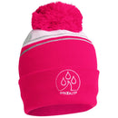 ProQuip Bobble Hat Fleece Lined - Pink/White