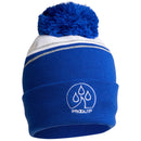 ProQuip Bobble Hat Fleece Lined - Royal/White