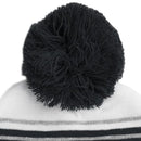 ProQuip Bobble Hat Fleece Lined - Black/White