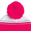 ProQuip Bobble Hat Fleece Lined - Pink/White