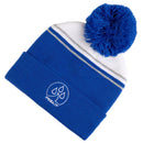 ProQuip Bobble Hat Fleece Lined - Royal/White
