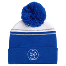 ProQuip Bobble Hat Fleece Lined - Royal/White