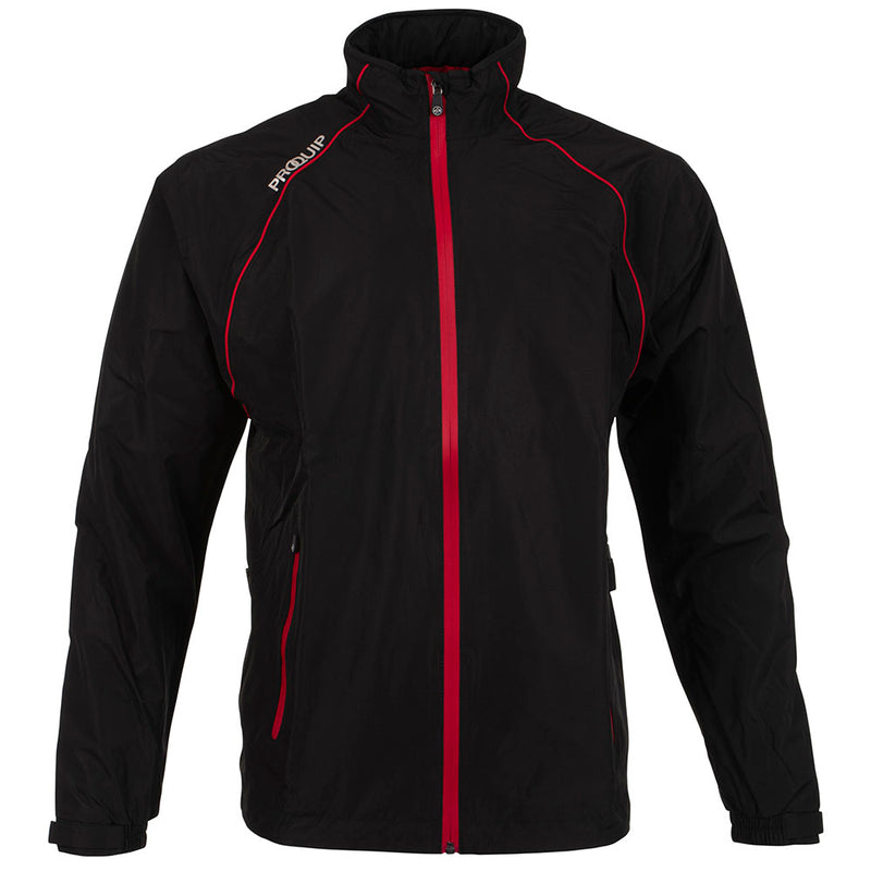 ProQuip Aquatec Waterproof Jacket - Black/Red