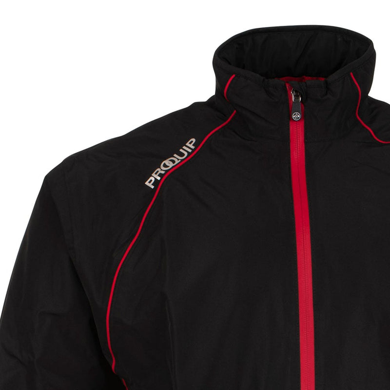 ProQuip Aquatec Waterproof Jacket - Black/Red