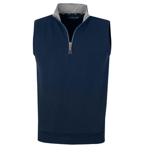 ProQuip Breeze 1/2 Zip Windproof Pullover Vest - Navy