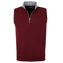 ProQuip Breeze 1/2 Zip Windproof Pullover Vest - Wine