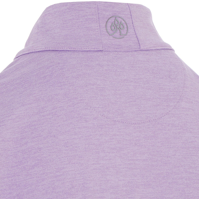 ProQuip Ladies Emma Melange 1/4 Zip Pullover - Digital Lavender