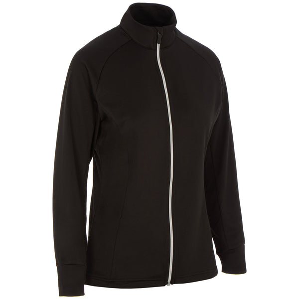 ProQuip Ladies Kristy Full Zip Pullover - Black