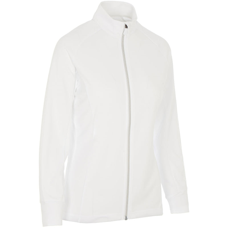 ProQuip Ladies Kristy Full Zip Pullover - White