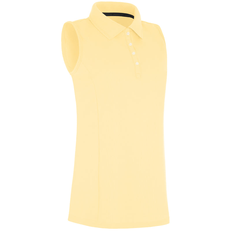 Yellow golf shirt ladies hot sale
