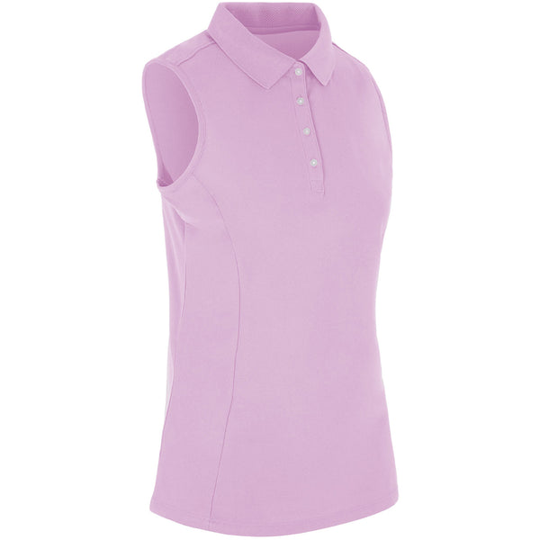 ProQuip Ladies Pro Tech Sleeveless Polo Shirt - Digital Lavender