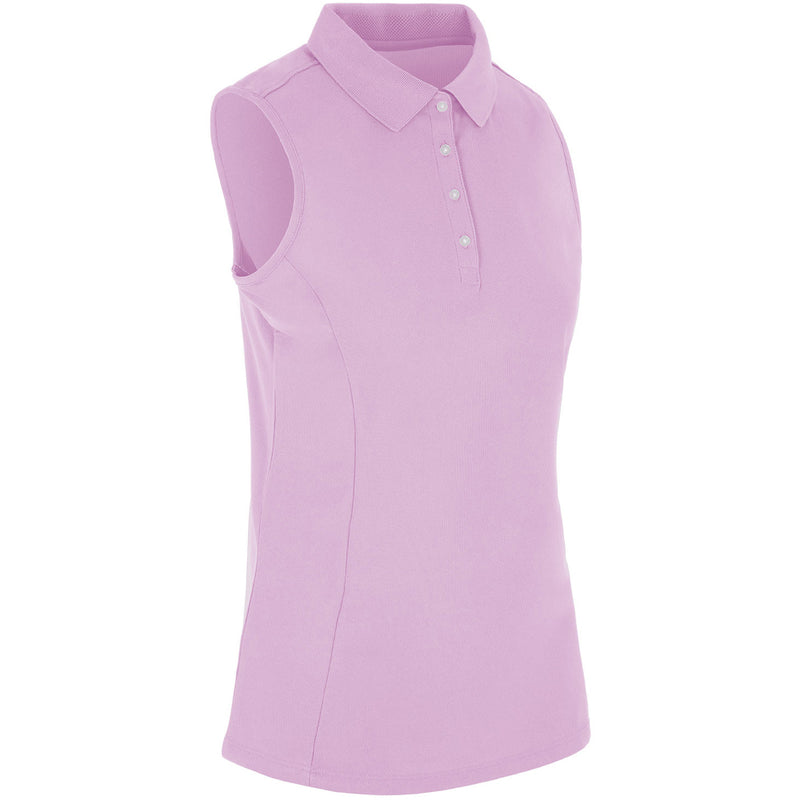 ProQuip Ladies Pro Tech Sleeveless Polo Shirt - Digital Lavender