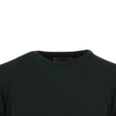 ProQuip Lambswool Water Repellent Crew Neck Golf Sweater - Tartan Green