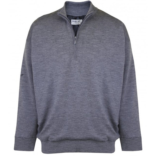 ProQuip Merino 1/2 Zip Lined Sweater - Grey