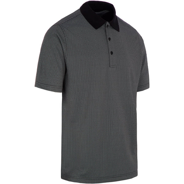 ProQuip Pro Tech Double Jacquard Polo Shirt - Black