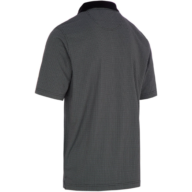 ProQuip Pro Tech Double Jacquard Polo Shirt - Black