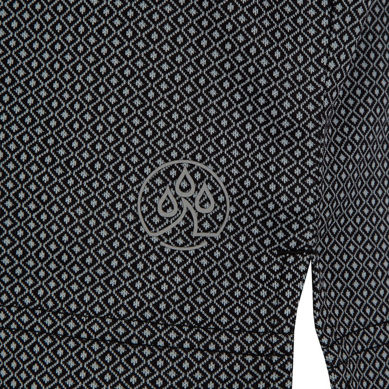 ProQuip Pro Tech Double Jacquard Polo Shirt - Black