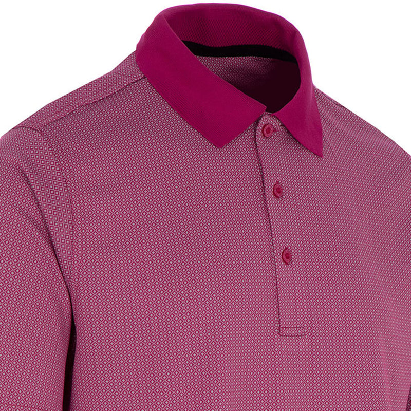 ProQuip Pro Tech Double Jacquard Polo Shirt - Festival Fuchsia