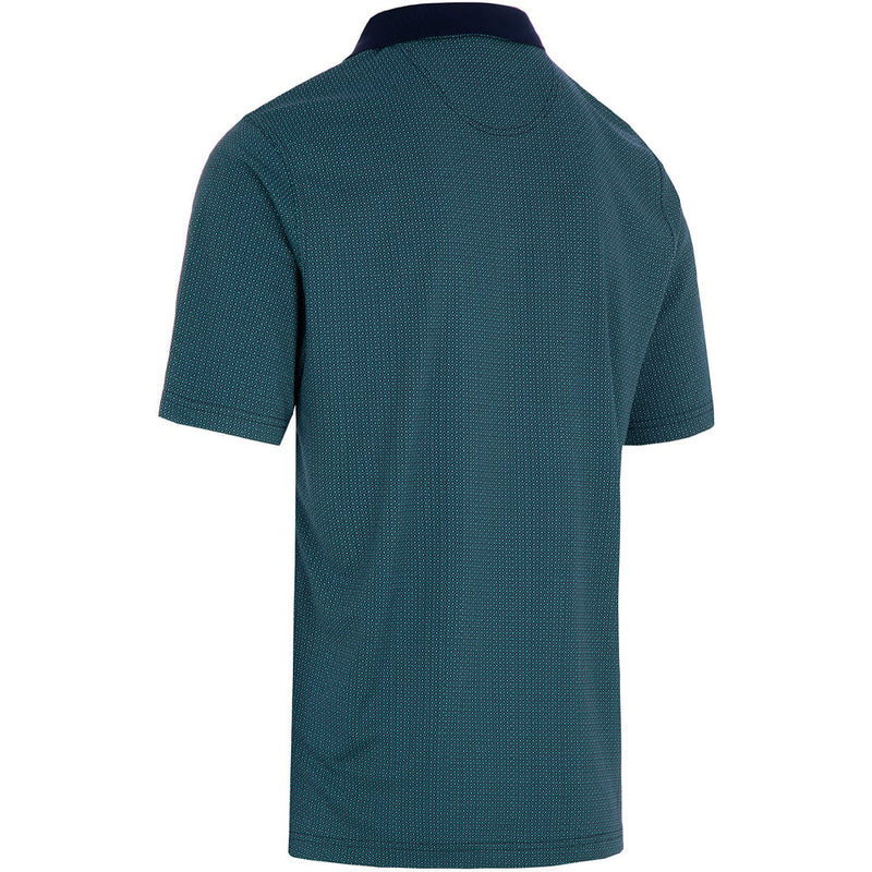 ProQuip Pro Tech Double Jacquard Polo Shirt - Navy/Porcelain