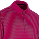 ProQuip Pro Tech Feeder Stripe Polo Shirt - Fuchsia