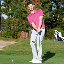 ProQuip Pro Tech Feeder Stripe Polo Shirt - Fuchsia