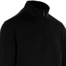 ProQuip Pro Tech Melange 1/2 Zip Pullover - Black