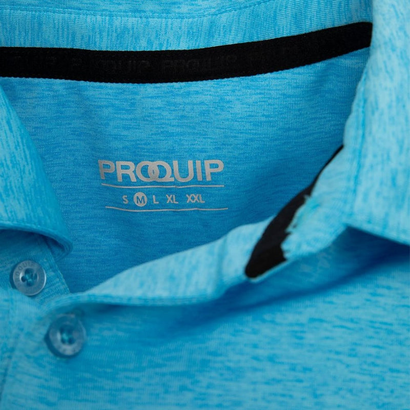 ProQuip Pro Tech Melange Polo Shirt - Azure Blue