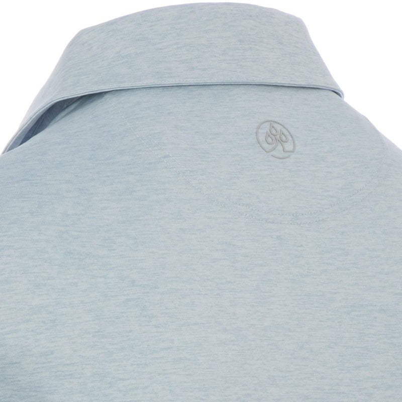 ProQuip Pro Tech Melange Polo Shirt - Blue Fog