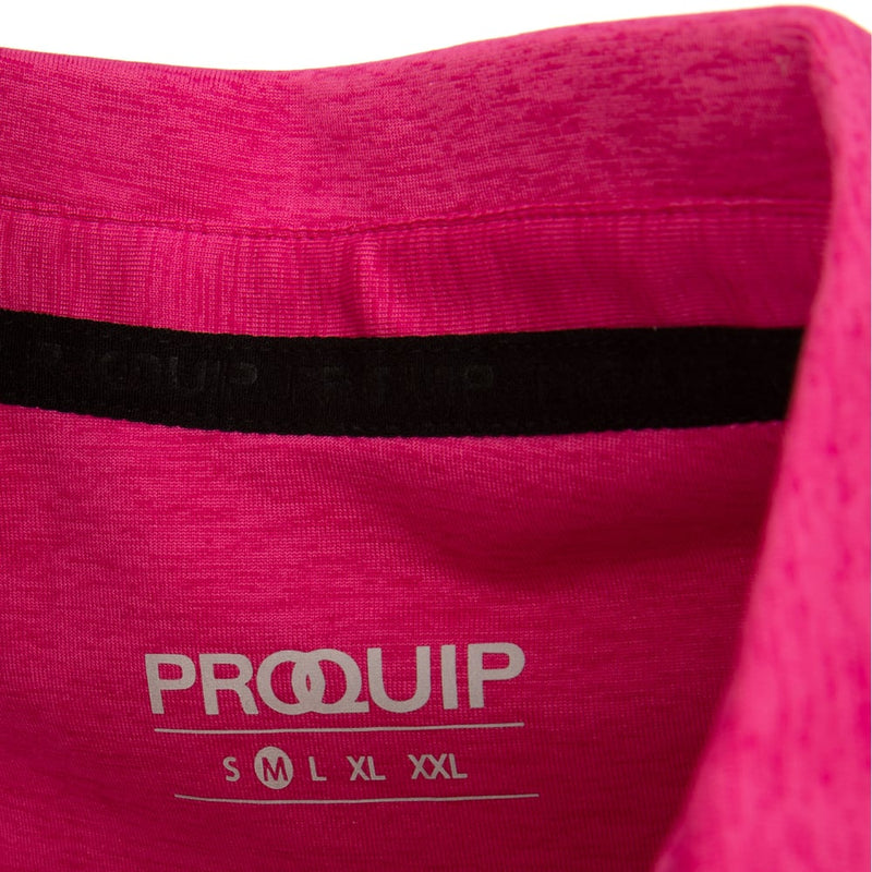 ProQuip Pro Tech Melange Polo Shirt - Festival Fuchsia