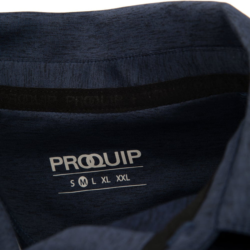 ProQuip Pro Tech Melange Polo Shirt - Navy