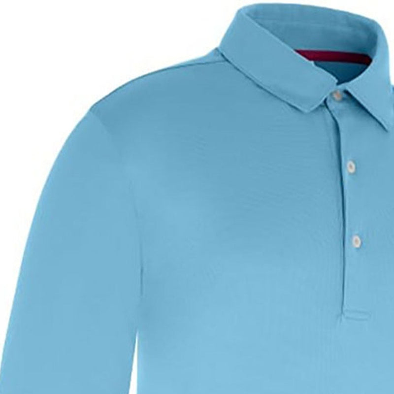 ProQuip Pro Tech Pin Dot Polo Shirt - Azure Blue