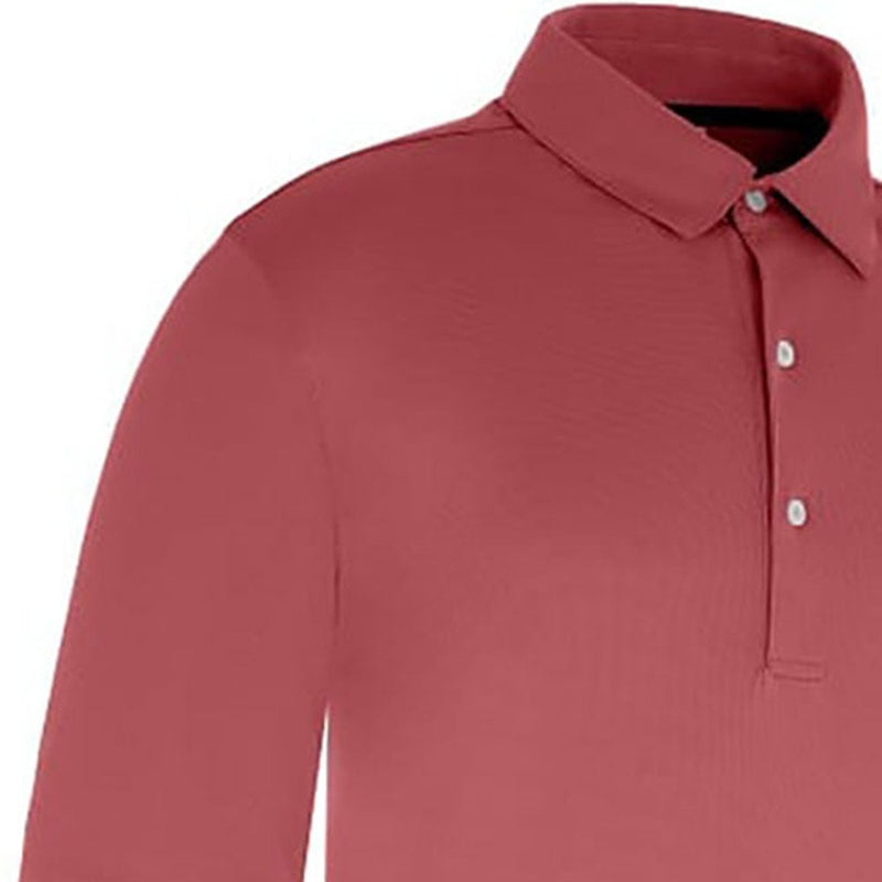 ProQuip Pro Tech Pin Dot Polo Shirt - Crimson