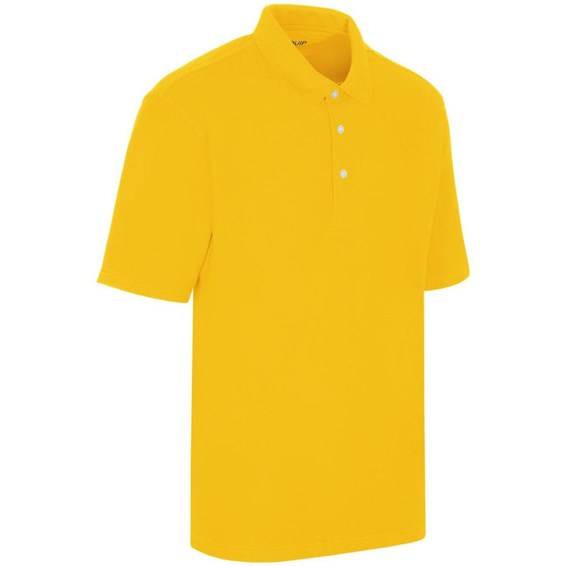 ProQuip Pro Tech Plain Polo Shirt - Dark Gold