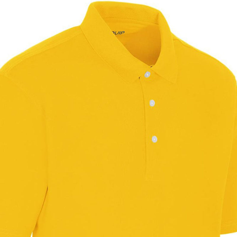ProQuip Pro Tech Plain Polo Shirt - Dark Gold