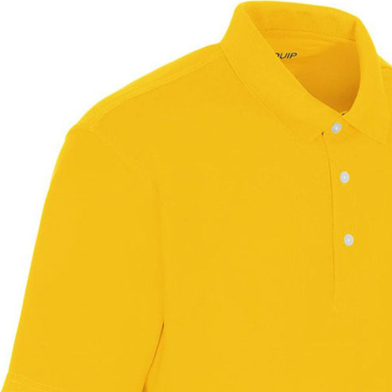 ProQuip Pro Tech Plain Polo Shirt - Dark Gold