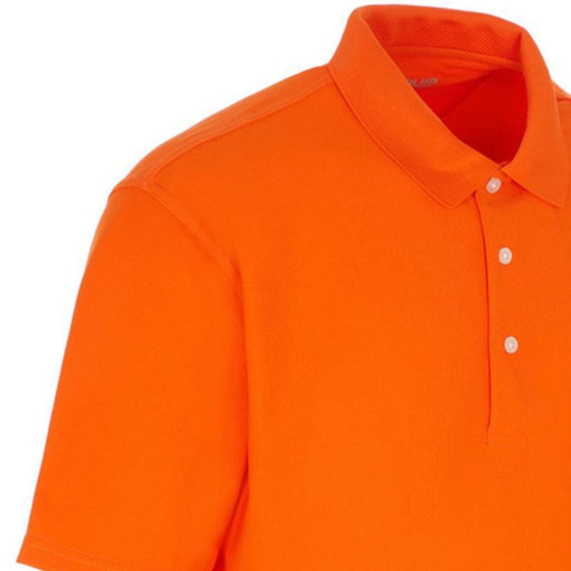 ProQuip Pro Tech Plain Polo Shirt - Setting Sun