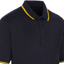 ProQuip Sub7 Plain Polo Shirt - Navy/Gold