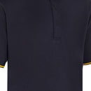 ProQuip Sub7 Plain Polo Shirt - Navy/Gold