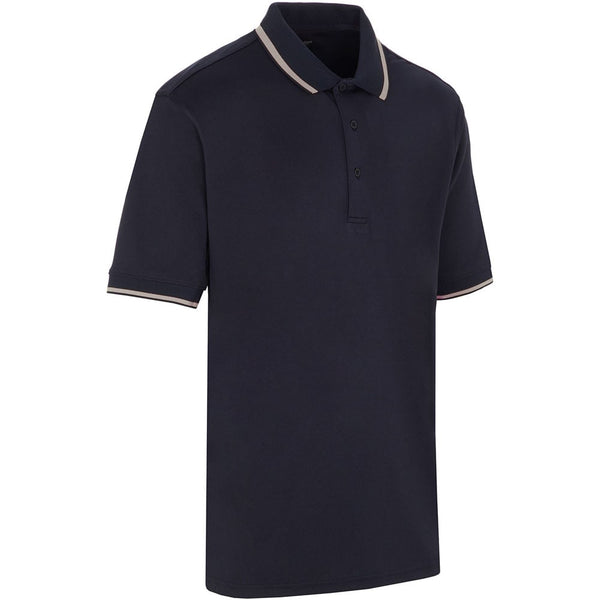 ProQuip Sub7 Plain Polo Shirt - Navy/Grey