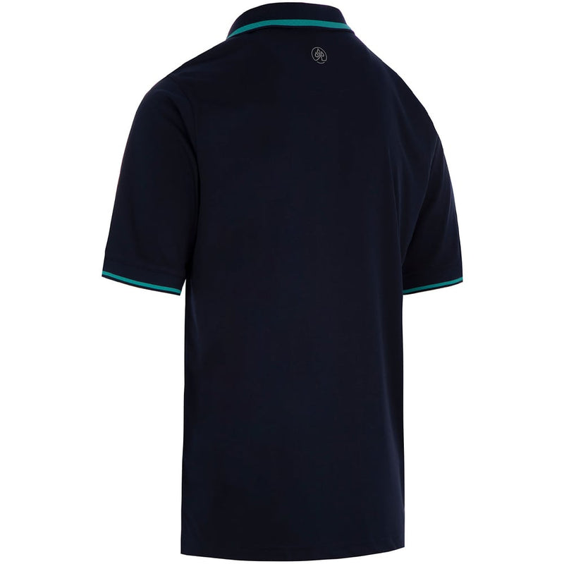 ProQuip Sub7 Plain Polo Shirt - Navy/Porcelain