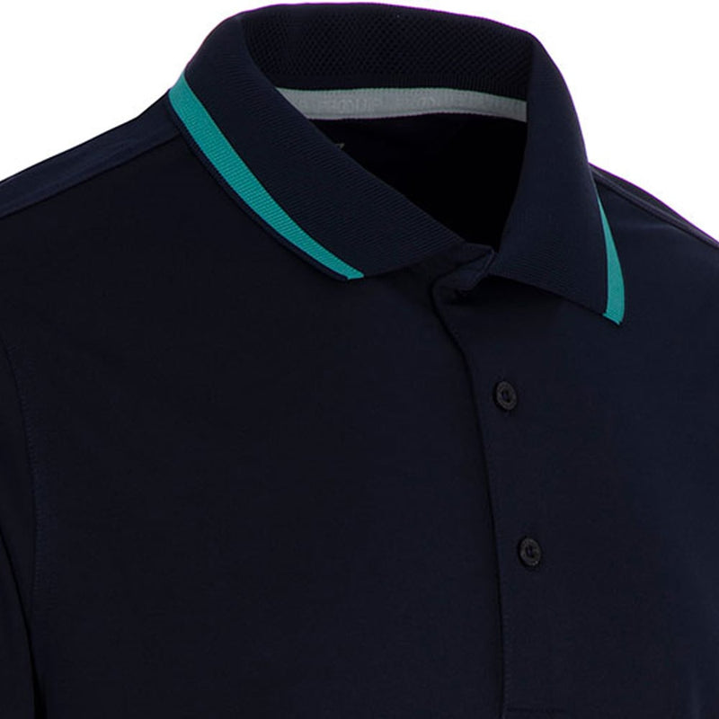 ProQuip Sub7 Plain Polo Shirt - Navy/Porcelain
