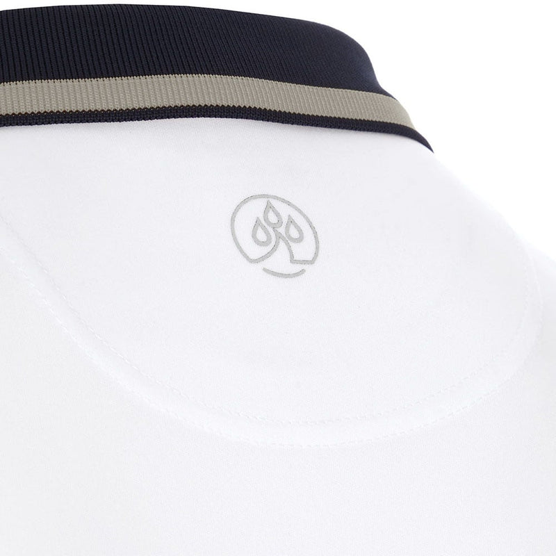 ProQuip Sub7 Plain Polo Shirt - White/Grey