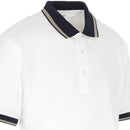 ProQuip Sub7 Plain Polo Shirt - White/Grey